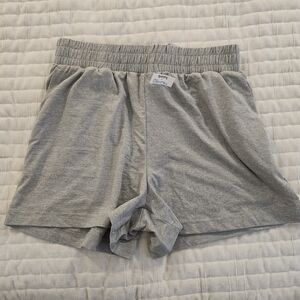 Zobha Light Gray Athletic Shorts